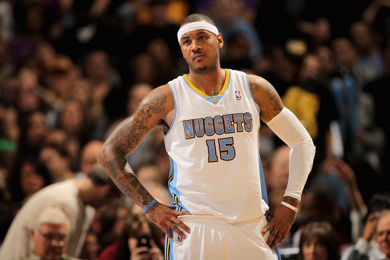 Carmelo Anthony during his time with the Denver Nuggets.
